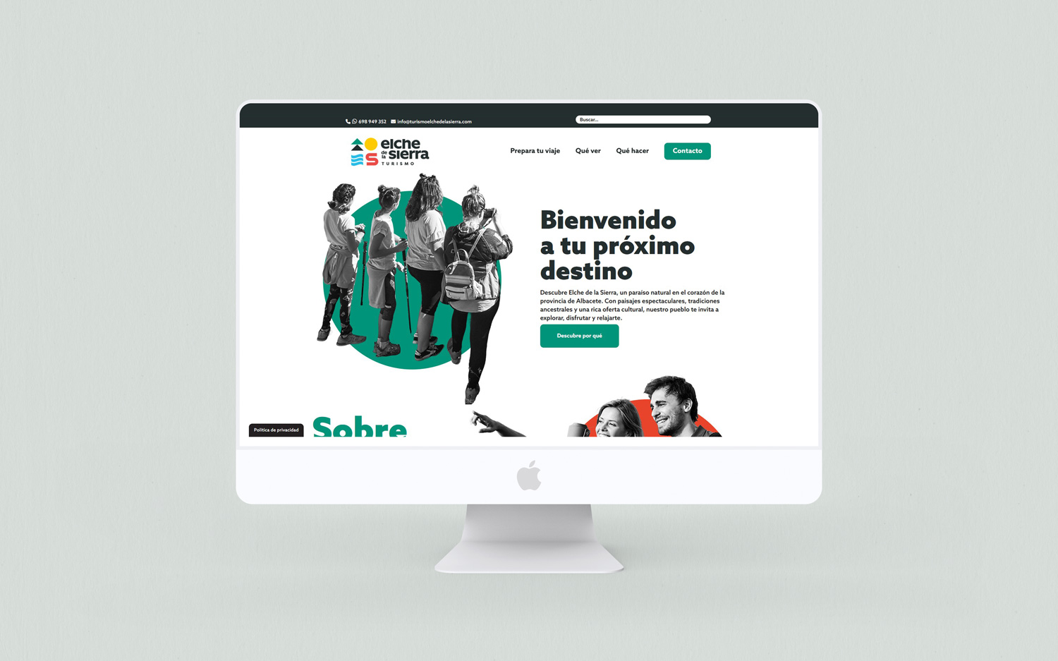Diseño web turismo elche de la sierra